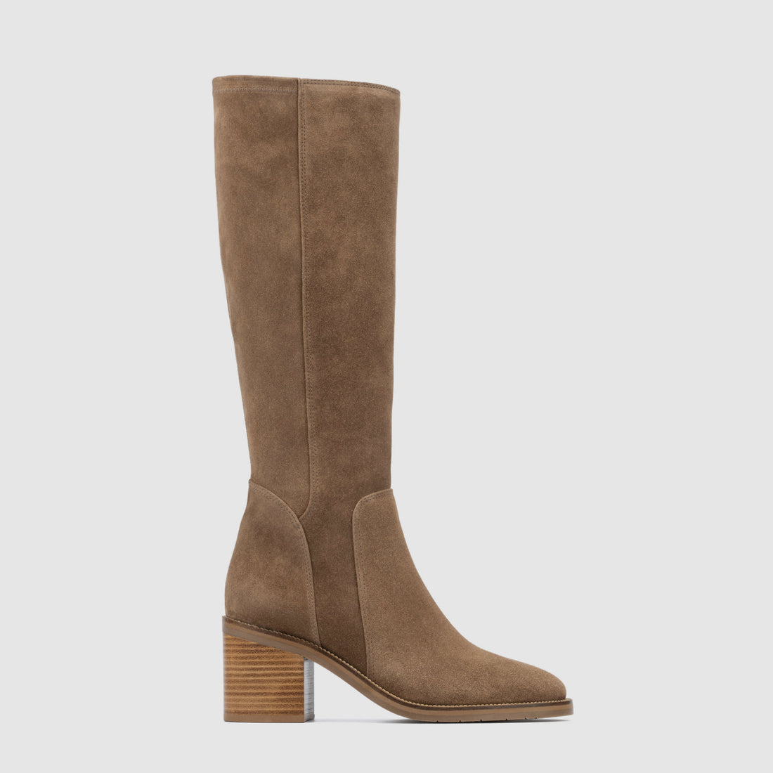 Jasmina knee high boot in champagne suede
